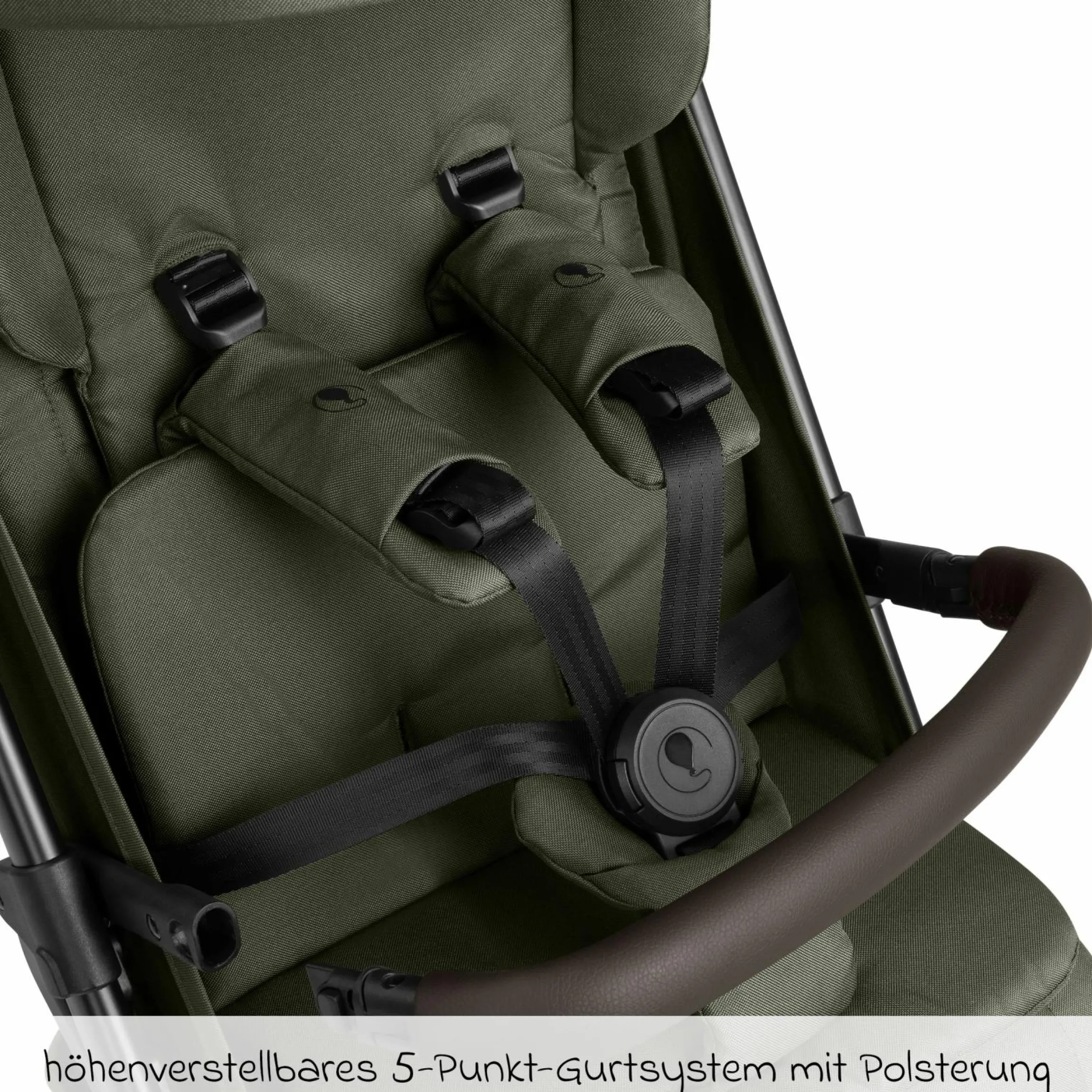 Buggy & Sportwagen Ping 3 Trekking bis 22 kg mit flacher Liegeposition inkl. Sitzeinlage, Transporttasche & Tragegurt - Pure - Avocado - Kollektion 2025
