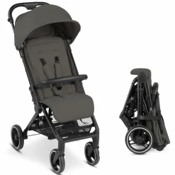 Buggy & Sportwagen Ping Two Trekking mit flacher Liegeposition, Transporttasche und Tragegurt - Cloud - Kollektion 2024