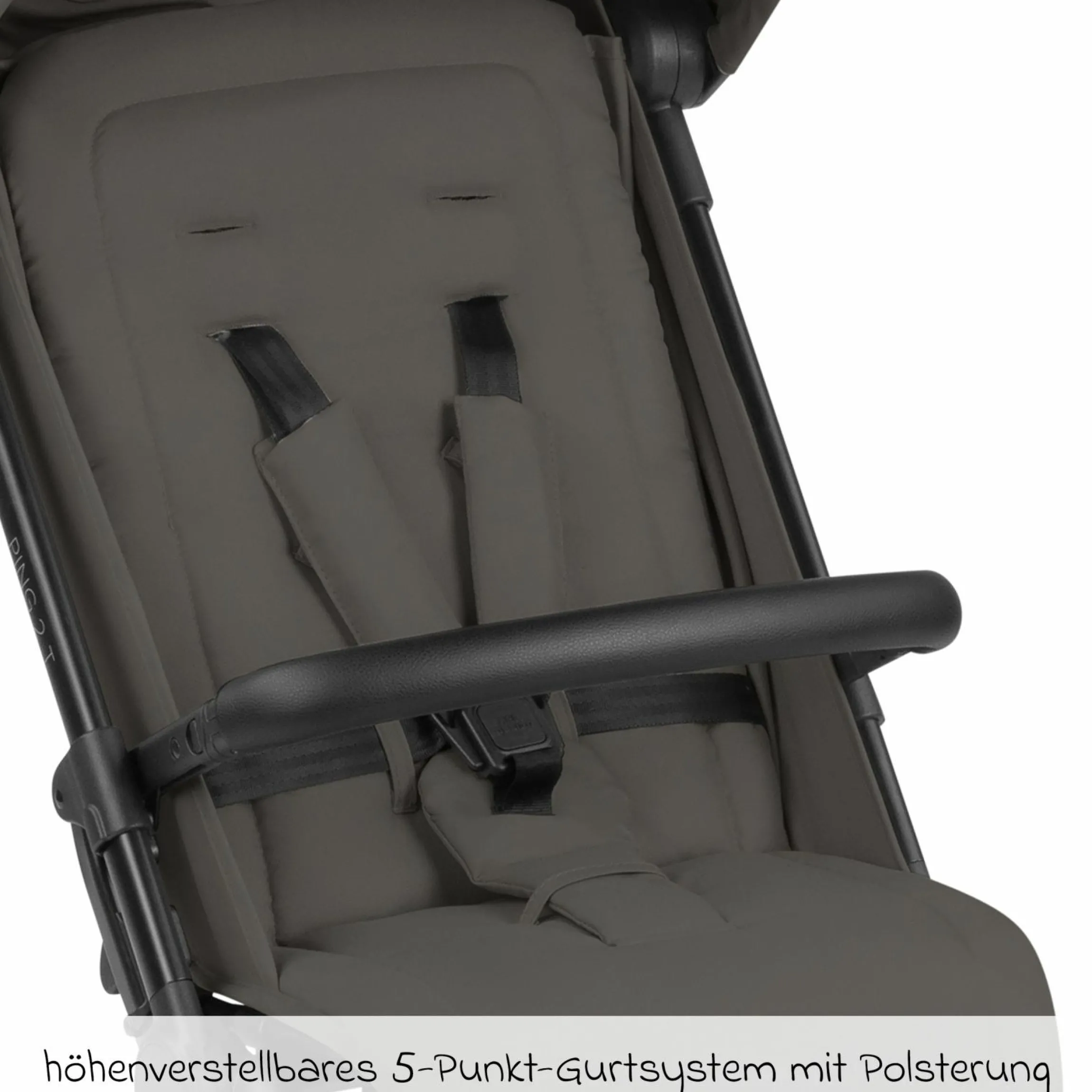 Buggy & Sportwagen Ping Two Trekking mit flacher Liegeposition, Transporttasche und Tragegurt - Cloud - Kollektion 2024