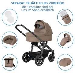 Buggy & Sportwagen Racer GTS bis 22 kg belastbar mit Handbremse, Knickschieber inkl. Regenschutz - Happy Feet - Kollektion 2024