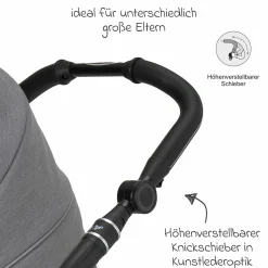Buggy & Sportwagen Racer GTS bis 22 kg belastbar mit Handbremse, Knickschieber inkl. Regenschutz - Little Zoo - Kollektion 2024