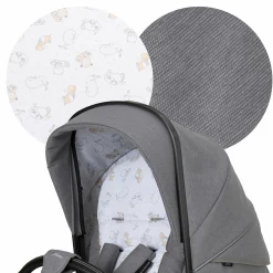 Buggy & Sportwagen Racer GTS bis 22 kg belastbar mit Handbremse, Knickschieber inkl. Regenschutz - Little Zoo - Kollektion 2024