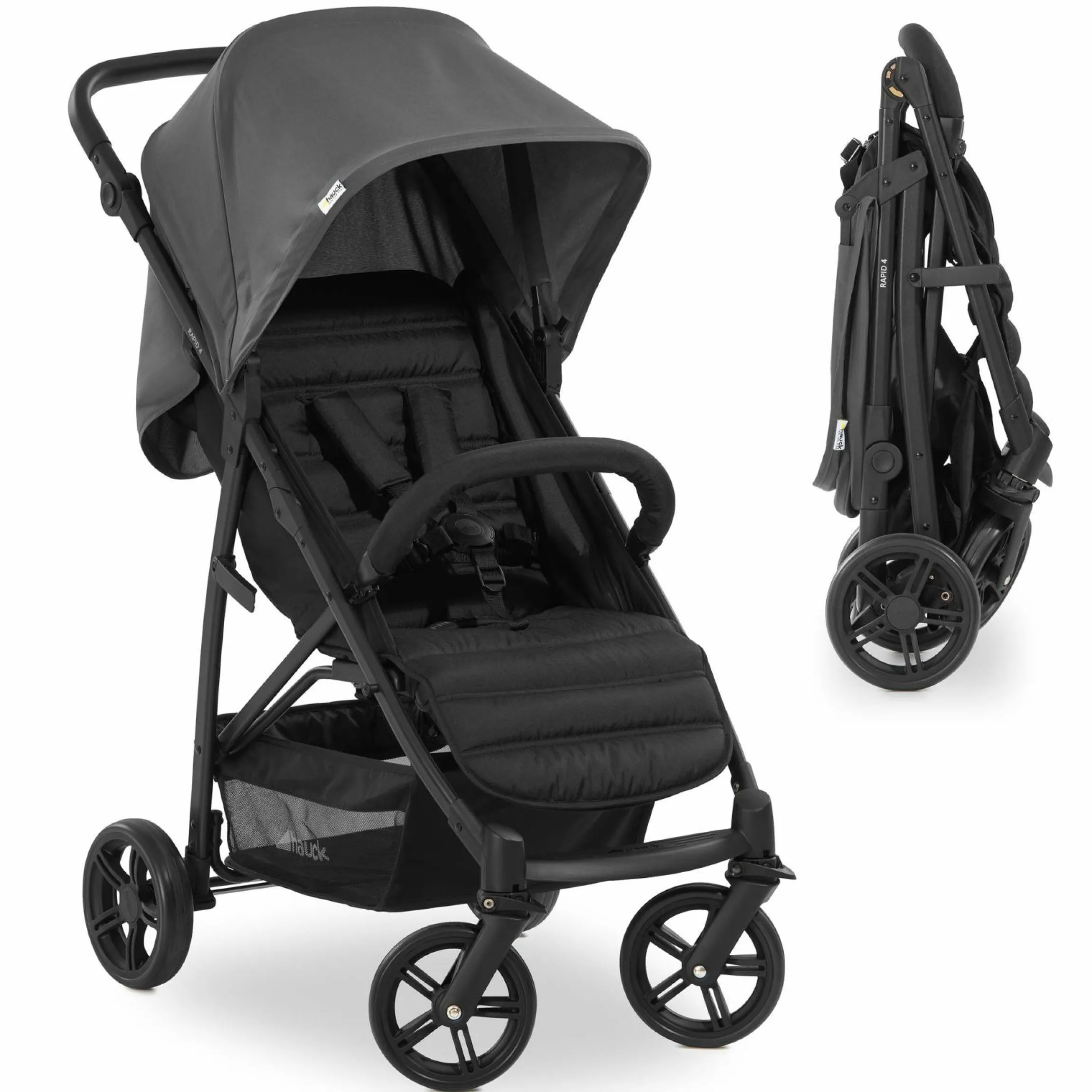 Buggy & Sportwagen Rapid 4 (bis 25 kg) - Grey