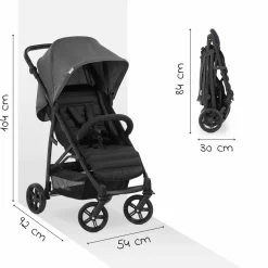 Buggy & Sportwagen Rapid 4 (bis 25 kg) - Grey