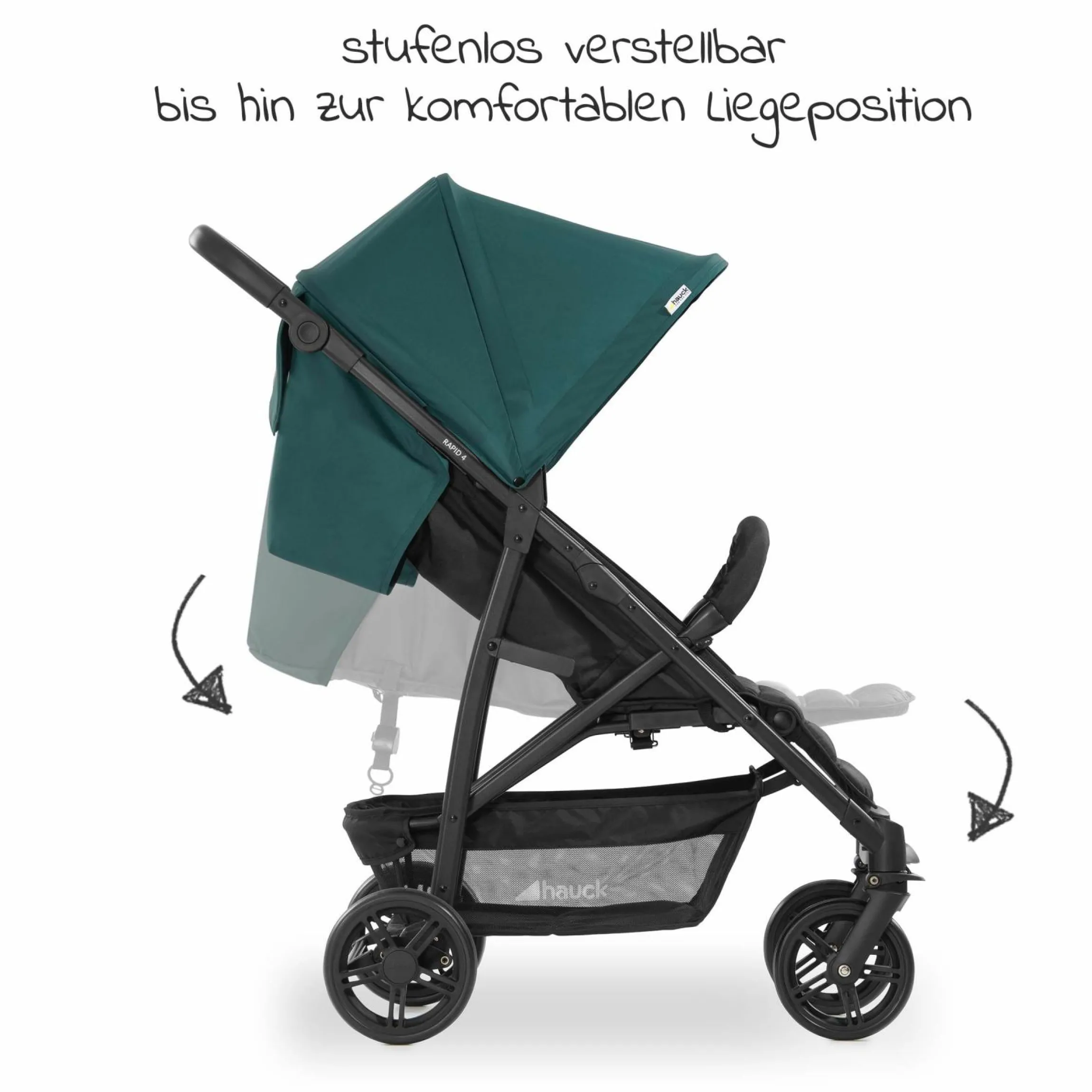Buggy & Sportwagen Rapid 4 (bis 25 kg) - Petrol