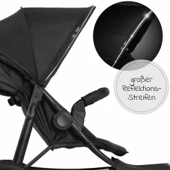 Buggy & Sportwagen Runner 2 (mit großen Luftreifen) inkl. XXL Zubehörpaket - Black