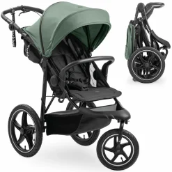 Buggy & Sportwagen Runner 3 (mit großen Luftreifen) - Jungle Green - Kollektion 2024