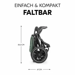 Buggy & Sportwagen Runner 3 (mit großen Luftreifen) - Jungle Green - Kollektion 2024