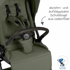 Buggy & Sportwagen S Two bis 22 kg mit umsetzbarer Sitzeinheit & Liegeposition - Pure - Wheat