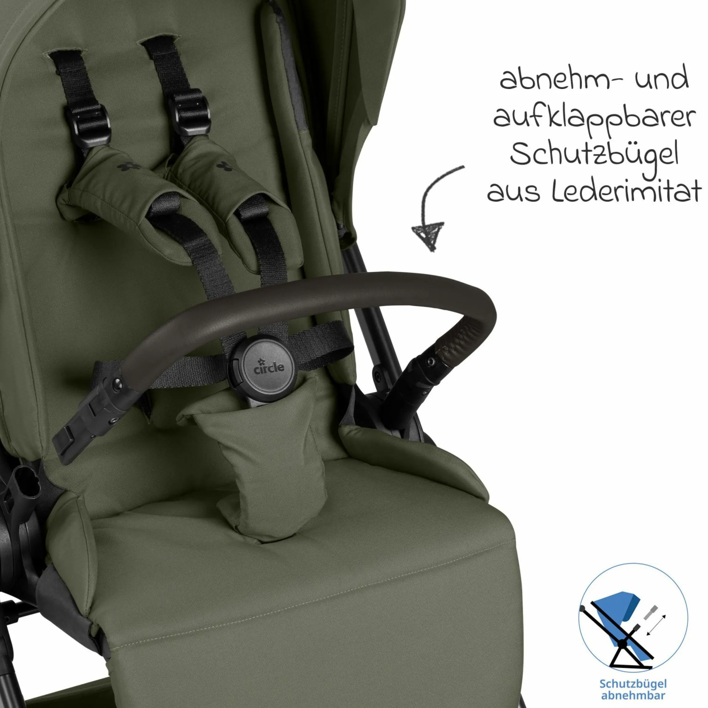 Buggy & Sportwagen S Two bis 22 kg mit umsetzbarer Sitzeinheit & Liegeposition - Pure - Wheat