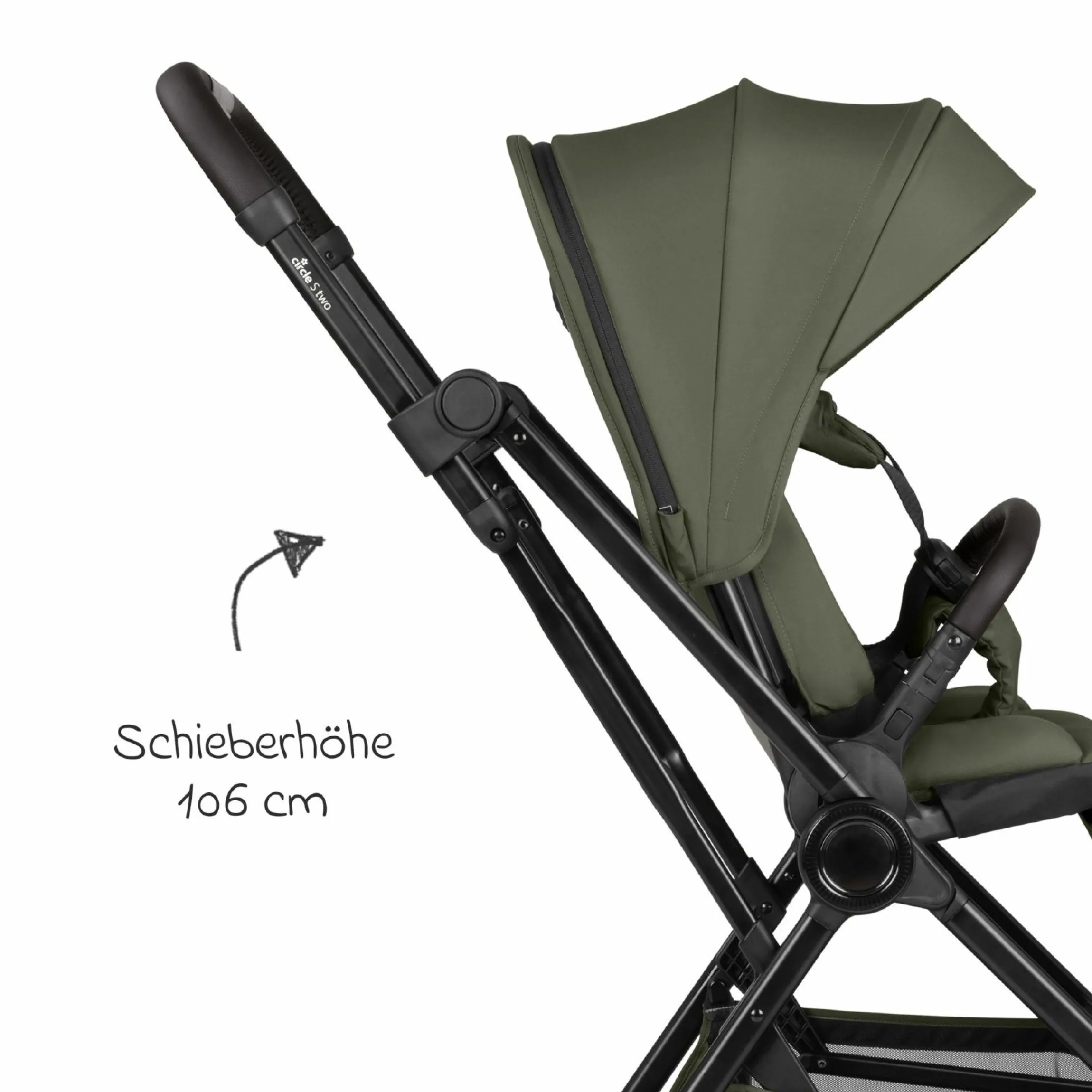 Buggy & Sportwagen S Two bis 22 kg mit umsetzbarer Sitzeinheit & Liegeposition - Pure - Wheat