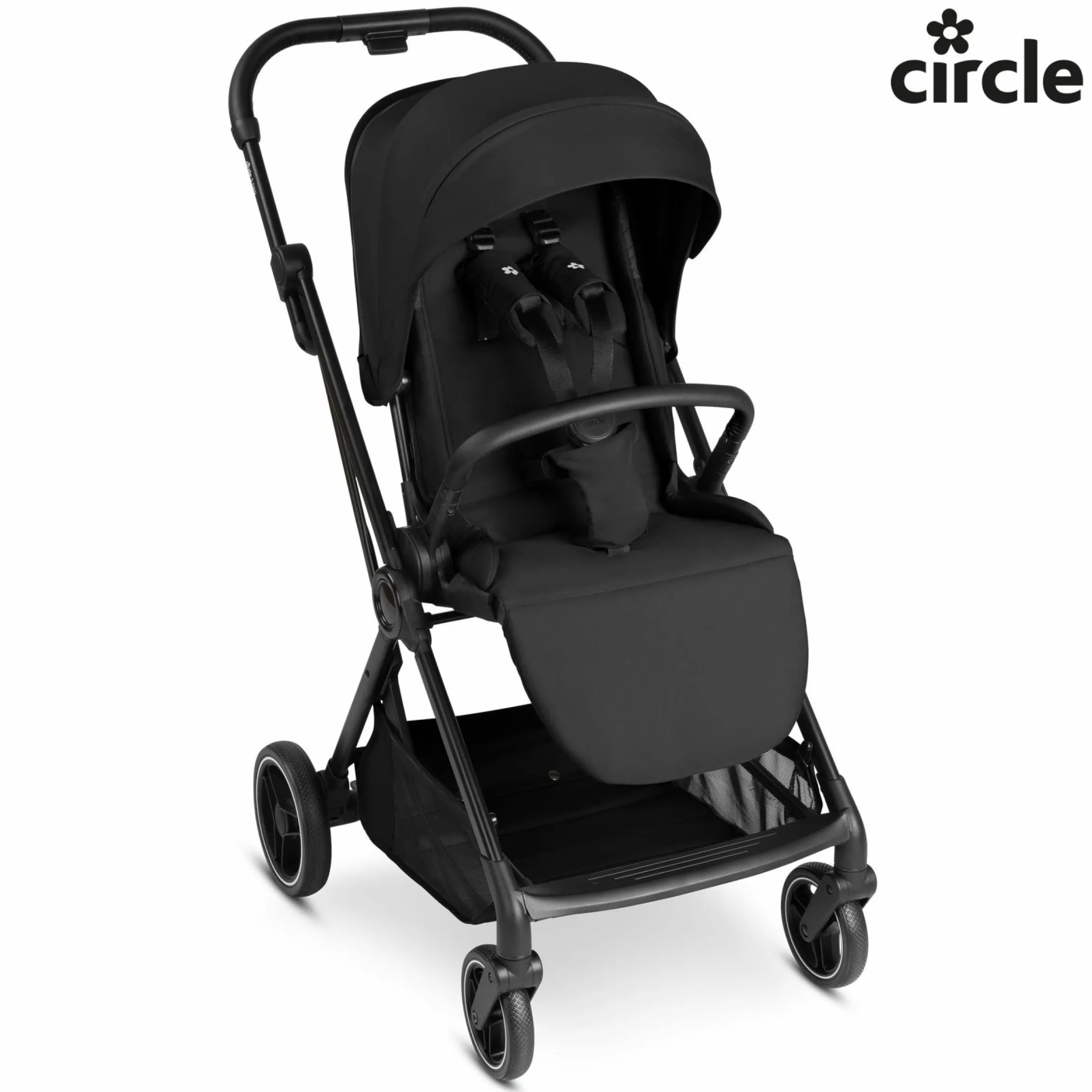 Buggy & Sportwagen S Two bis 22 kg mit umsetzbarer Sitzeinheit & Liegeposition - Black