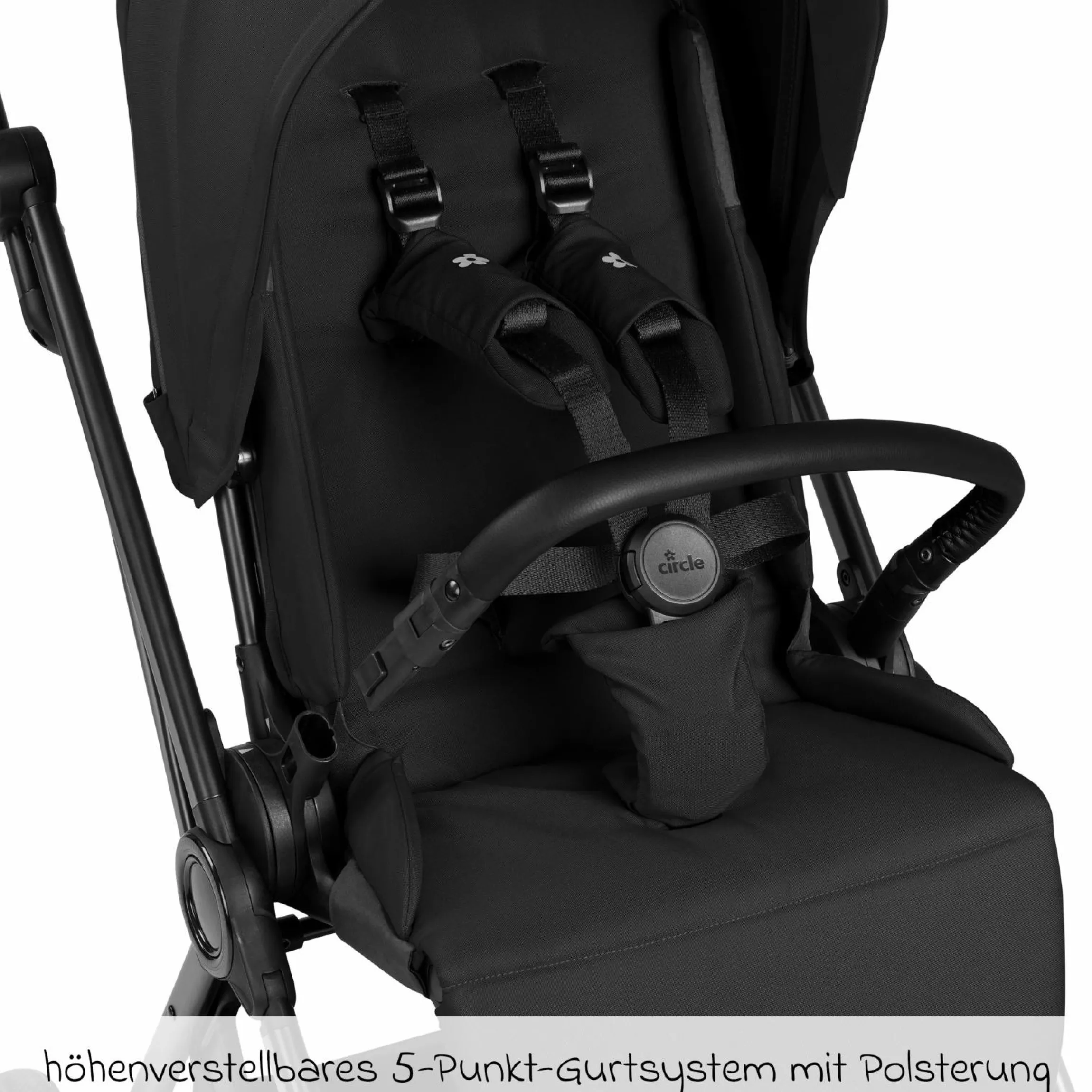 Buggy & Sportwagen S Two bis 22 kg mit umsetzbarer Sitzeinheit & Liegeposition - Black