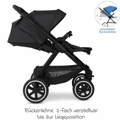 Buggy & Sportwagen Samba 2 mit Sportsitz (ab ca. 9 Monate) - Pure - Coal - Kollektion 2025