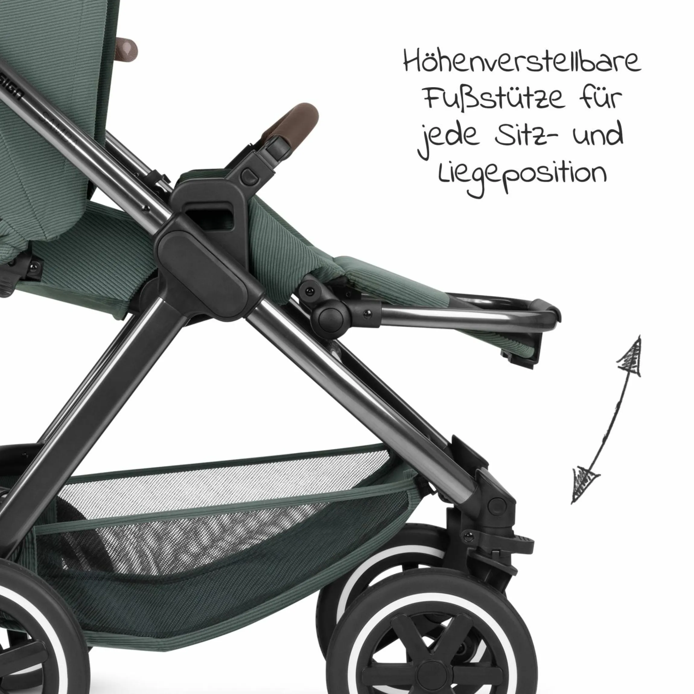 Buggy & Sportwagen Samba mit Sportsitz (ab ca. 9 Monate) - Aloe - Kollektion 2024