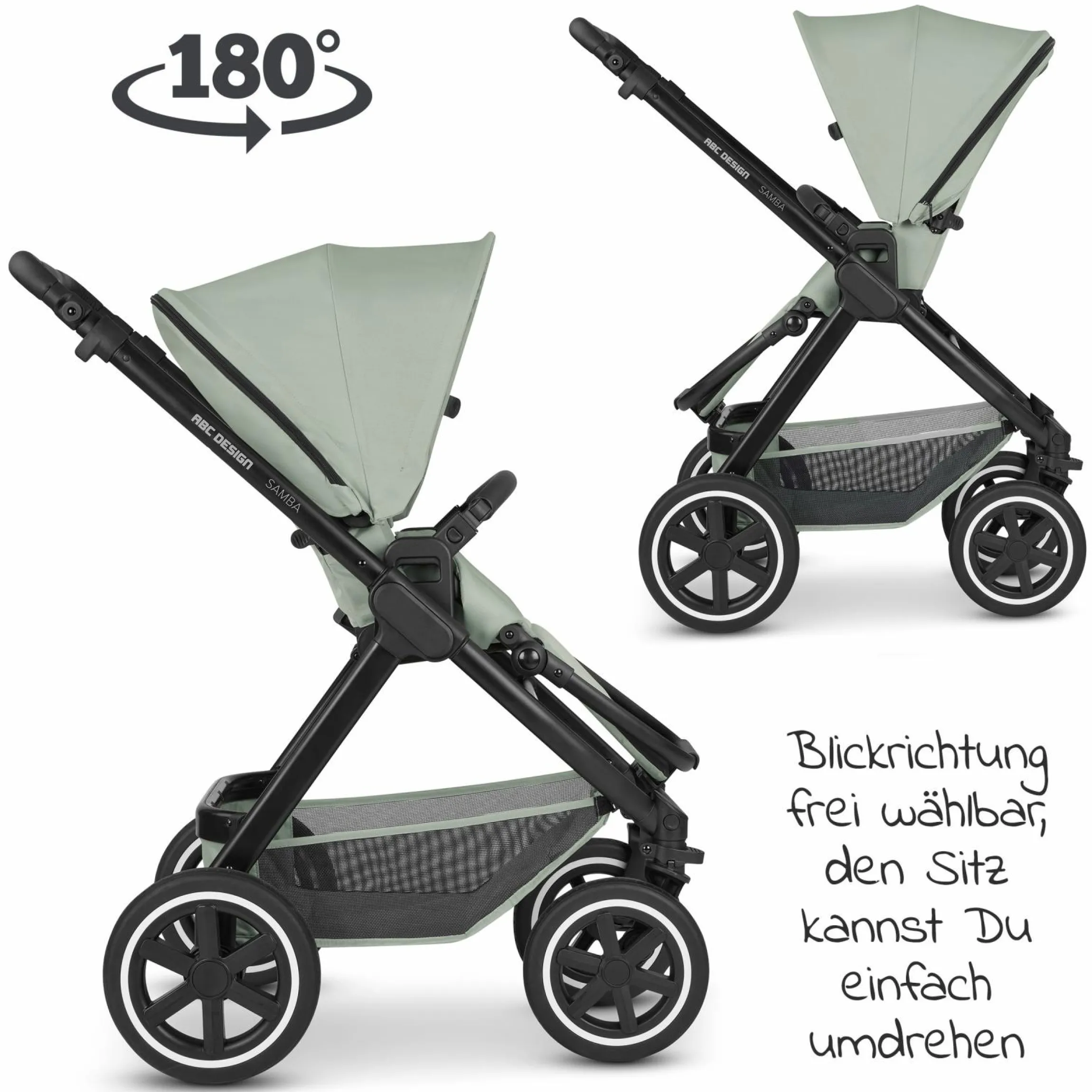 Buggy & Sportwagen Samba mit Sportsitz (ab ca. 9 Monate) - Pine - Kollektion 2024