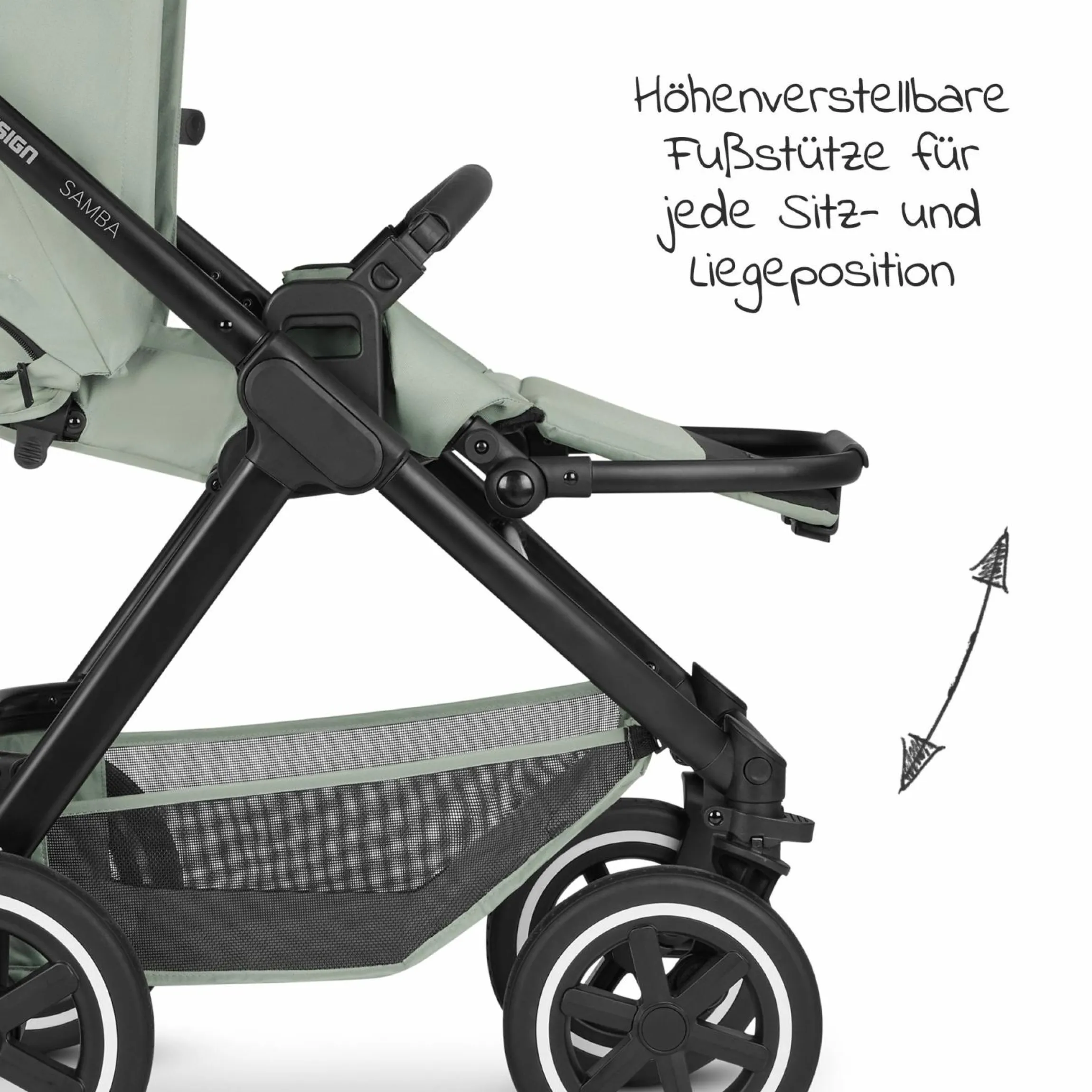Buggy & Sportwagen Samba mit Sportsitz (ab ca. 9 Monate) - Pine - Kollektion 2024