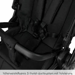 Buggy & Sportwagen Sport bis 22 kg mit Liegeposition, umsetzbare Sitzeinheit und Teleskopschieber - Onyx Melange