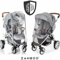 Buggy & Sportwagen Styler Elite bis 22 kg mit Trolly-Funktion und Liegefunktion inkl. Schutzpaket - Schwarz