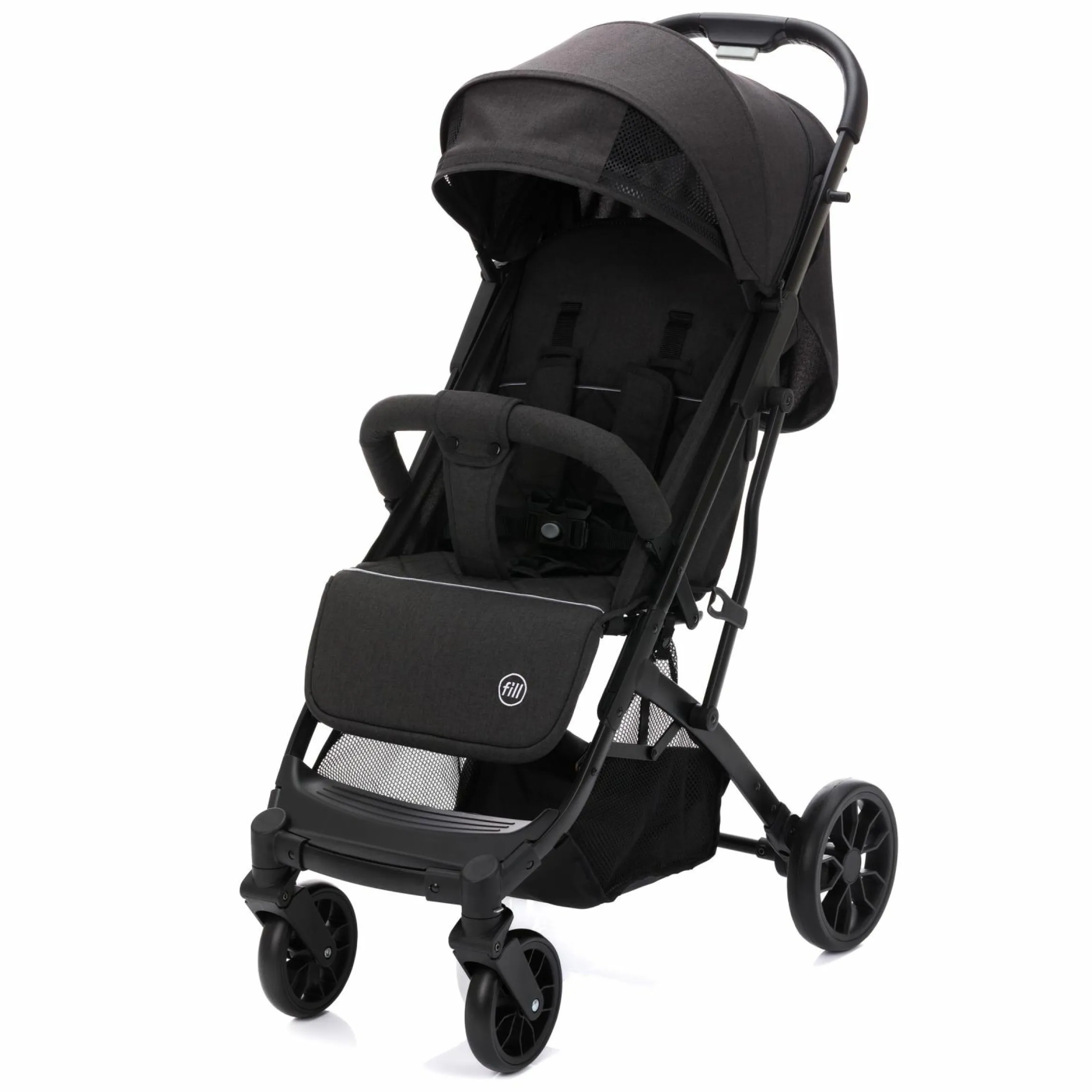 Buggy & Sportwagen Styler Elite bis 22 kg mit Trolly-Funktion und Liegefunktion - Schwarz