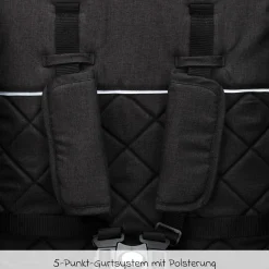 Buggy & Sportwagen Styler Elite bis 22 kg mit Trolly-Funktion und Liegefunktion - Schwarz