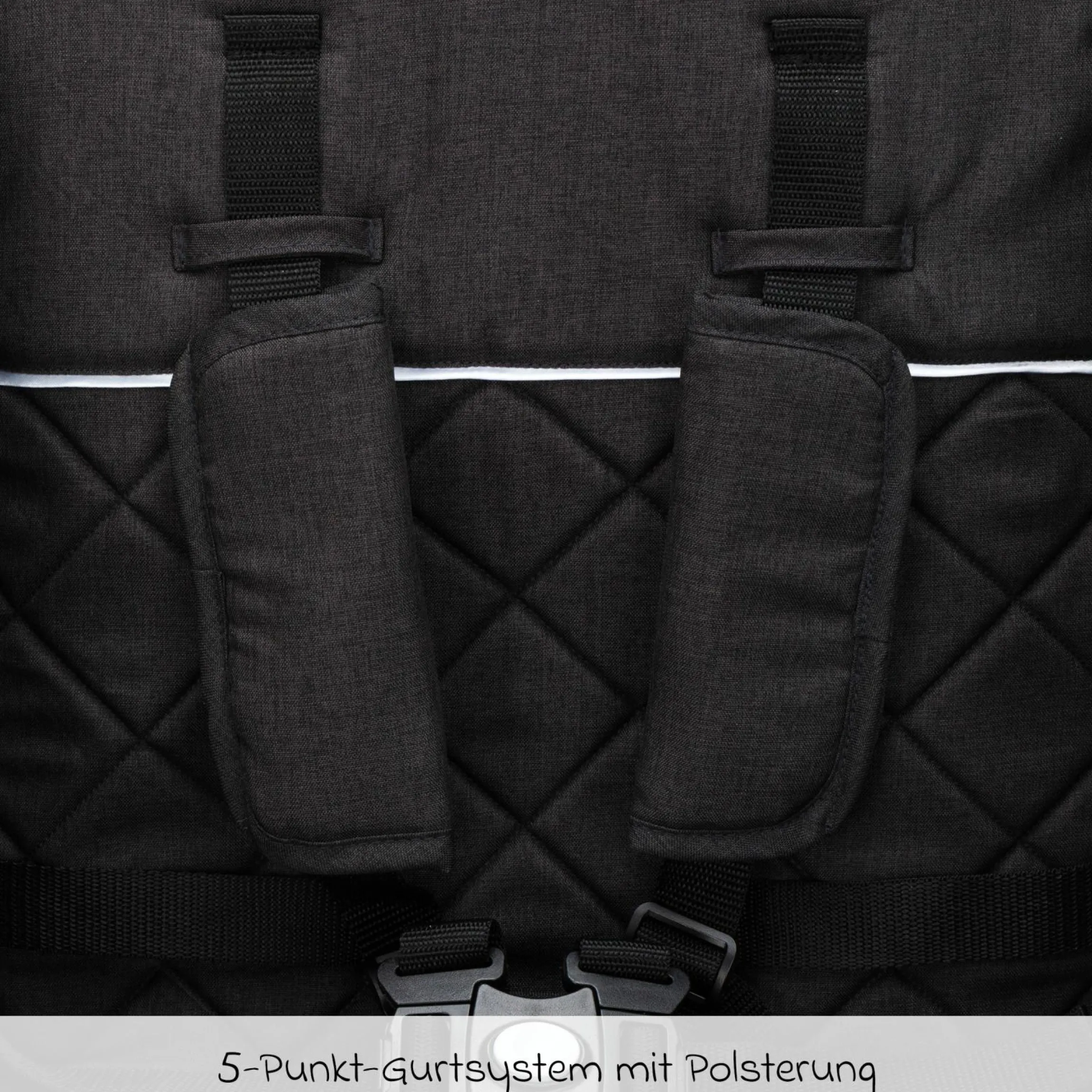 Buggy & Sportwagen Styler Elite bis 22 kg mit Trolly-Funktion und Liegefunktion - Schwarz