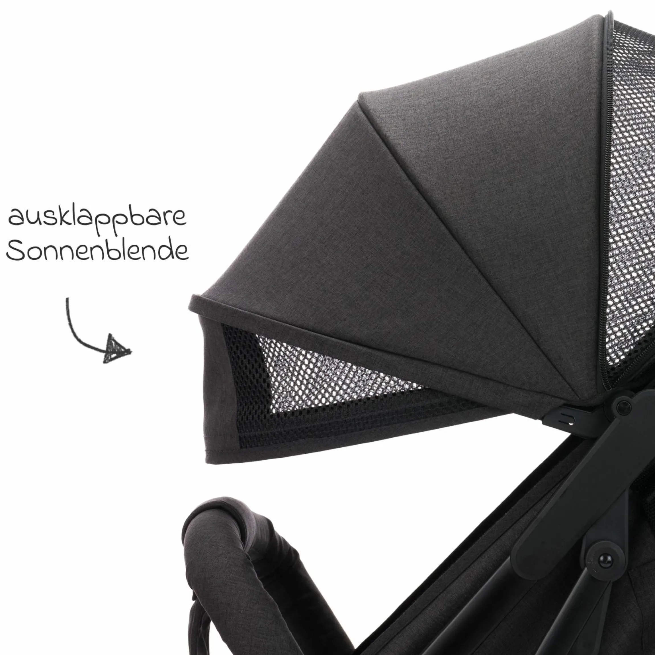 Buggy & Sportwagen Styler Elite bis 22 kg mit Trolly-Funktion und Liegefunktion - Schwarz