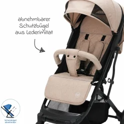 Buggy & Sportwagen Styler Elite bis 22 kg mit Trolly-Funktion und Liegefunktion - Sand Melange