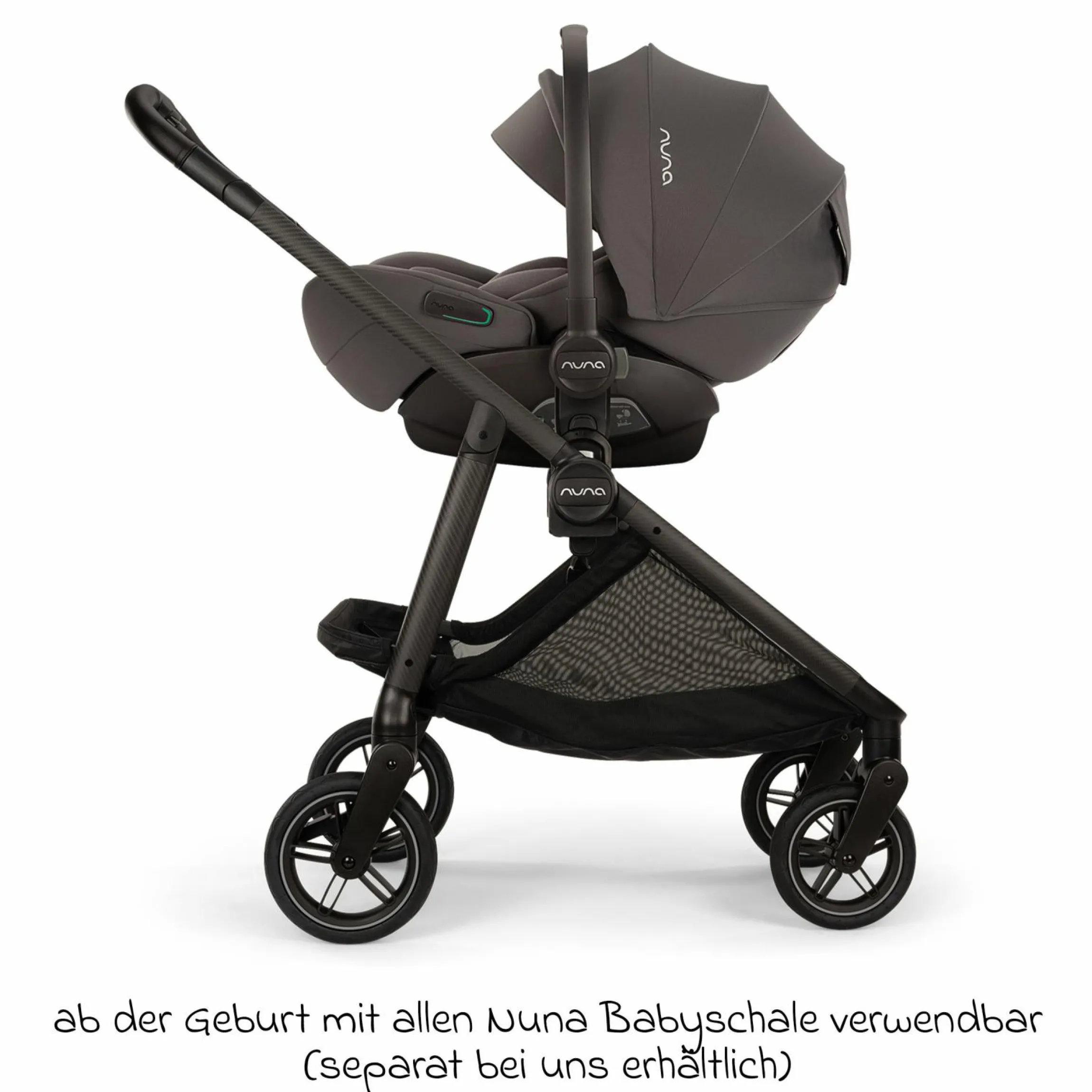 Buggy & Sportwagen Swiv bis 22 kg mit magnetischem Gurtverschluss, umsetzbarem Sportsitz, höhenverstellbarem Schieber, inkl. Adapter, Transporttasche, Getränkehalter & Regenschutz - Thunder