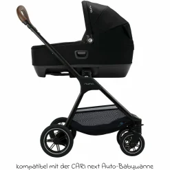 Buggy & Sportwagen TRIV next mit Liegefunktion, umsetzbarer Allwettersitz, Teleskopschieber nur 8,9 kg, inkl. Adapter & Regenschutz - Caviar - Kollektion 2025