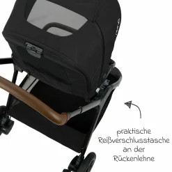 Buggy & Sportwagen TRIV next mit Liegefunktion, umsetzbarer Allwettersitz, Teleskopschieber nur 8,9 kg, inkl. Adapter & Regenschutz - Caviar - Kollektion 2025