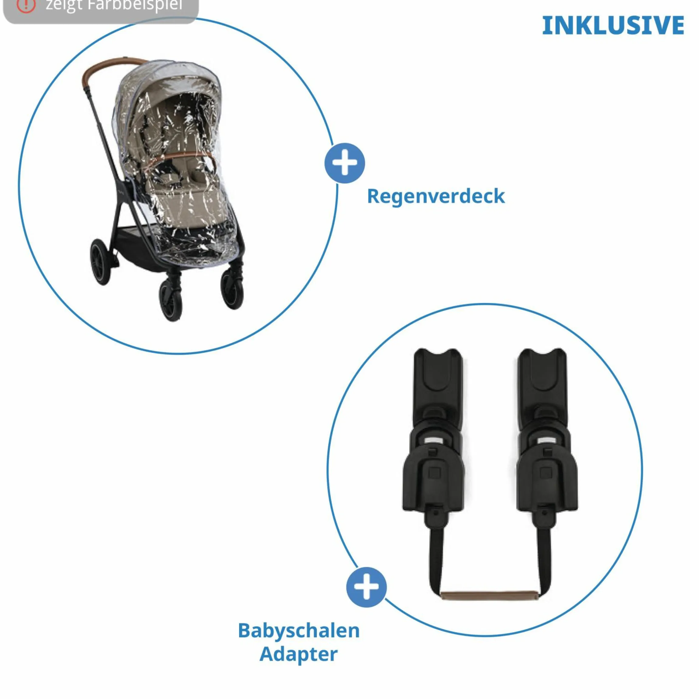 Buggy & Sportwagen TRIV next bis 22 kg mit magnetischem Gurtverschluss, umsetzbarem Allwettersitz, höhenverstellbarem Schieber - nur 8,9 kg schwer inkl. Adapter & Regenschutz - Granite - Kollektion 2025