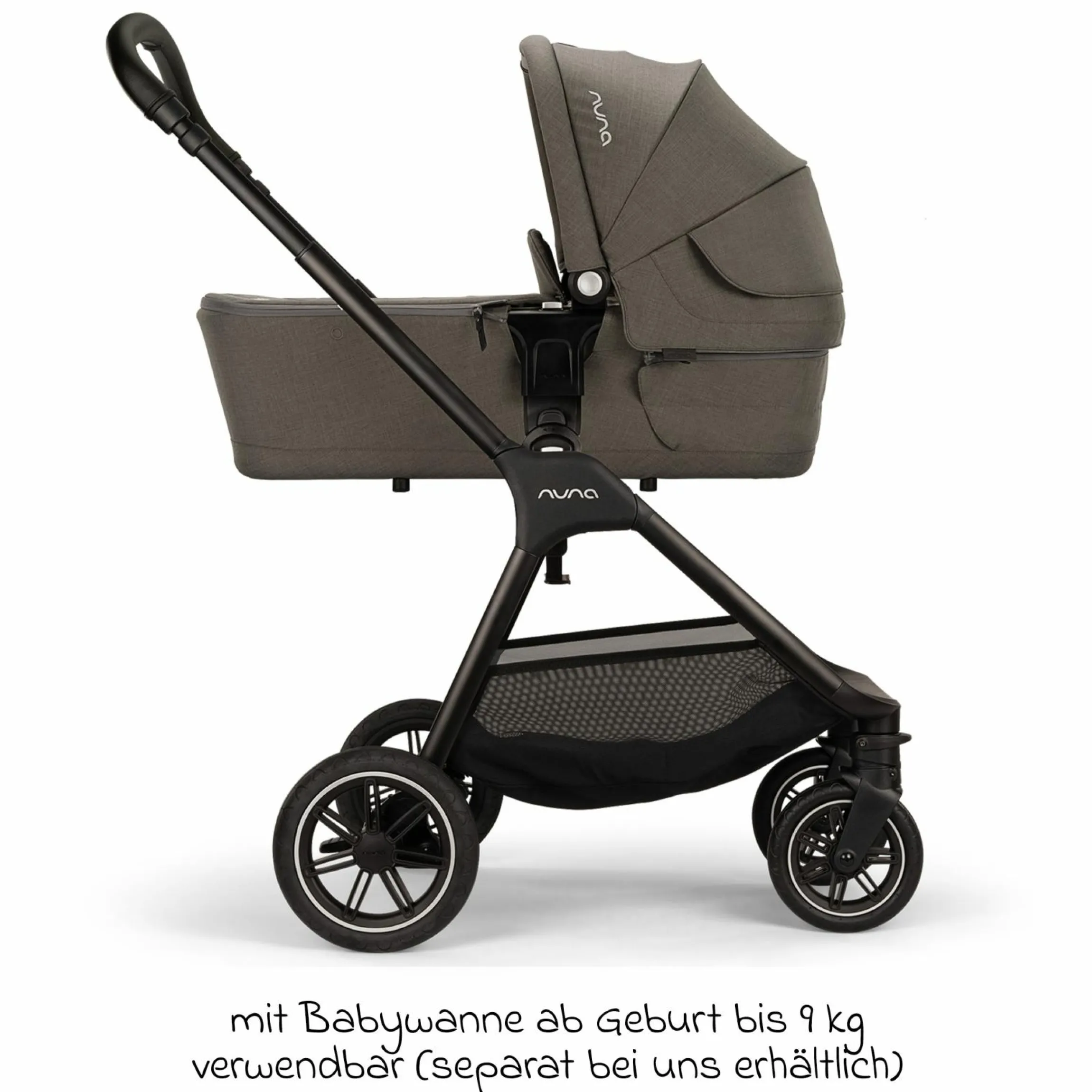 Buggy & Sportwagen TRIV next bis 22 kg mit magnetischem Gurtverschluss, umsetzbarem Allwettersitz, höhenverstellbarem Schieber - nur 8,9 kg schwer inkl. Adapter & Regenschutz - Granite - Kollektion 2025