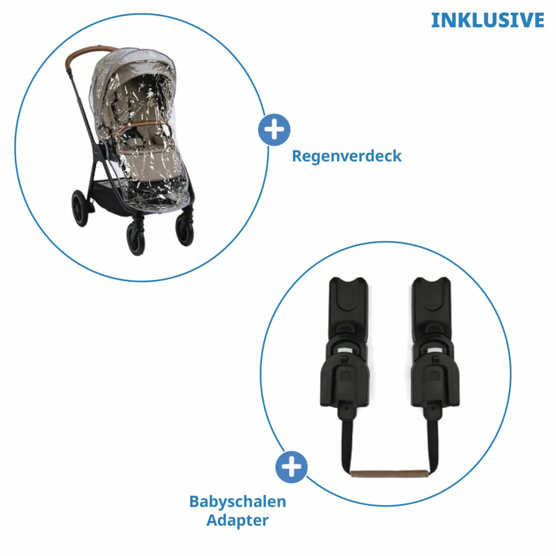 Buggy & Sportwagen TRIV next bis 22 kg mit magnetischem Gurtverschluss, umsetzbarem Allwettersitz, höhenverstellbarem Schieber - nur 8,9 kg schwer inkl. Adapter & Regenschutz - Cedar - Kollektion 2025