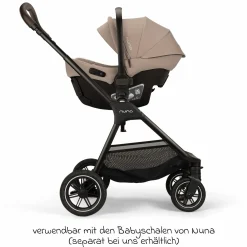 Buggy & Sportwagen TRIV next bis 22 kg mit magnetischem Gurtverschluss, umsetzbarem Allwettersitz, höhenverstellbarem Schieber - nur 8,9 kg schwer inkl. Adapter & Regenschutz - Cedar - Kollektion 2025