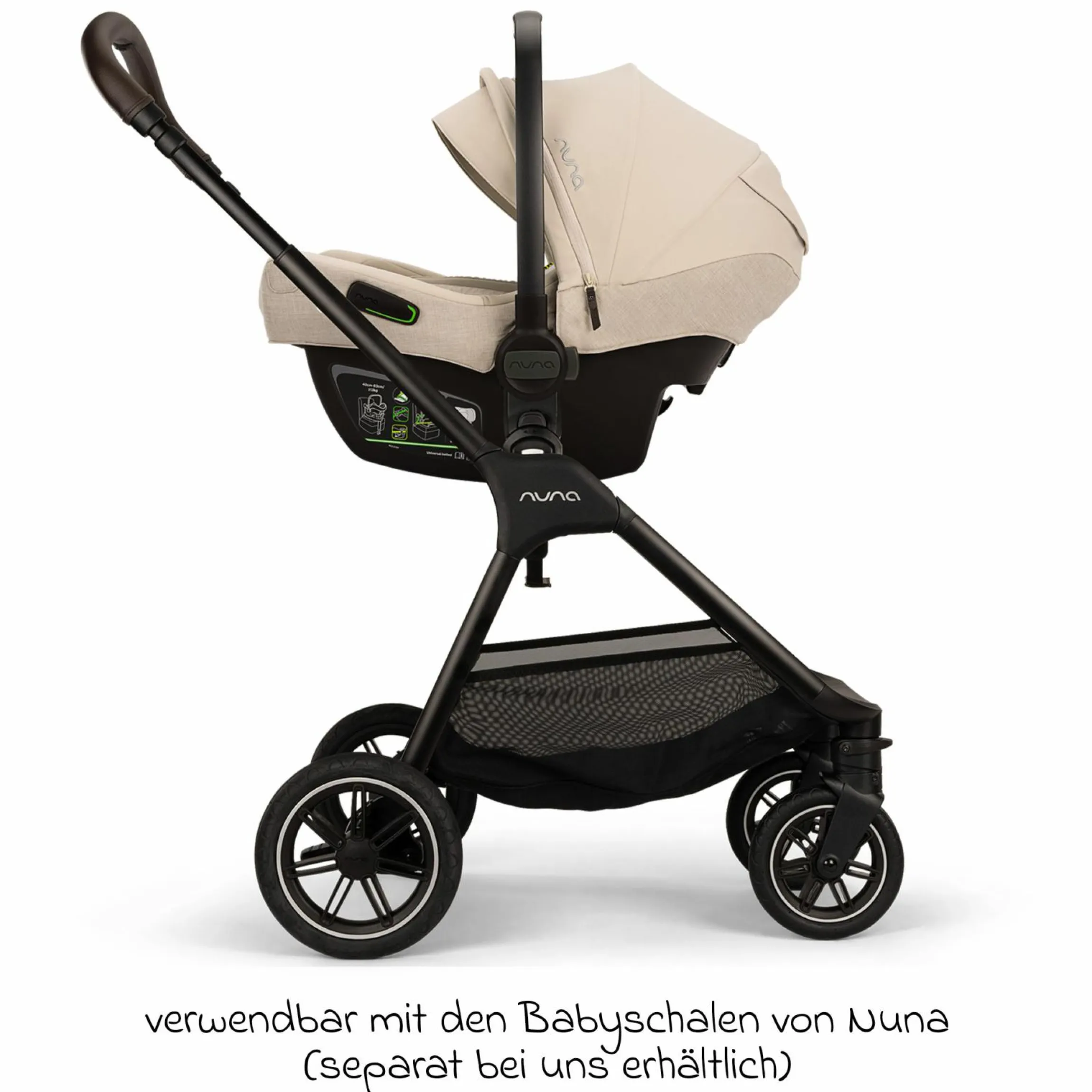 Buggy & Sportwagen TRIV next bis 22 kg mit magnetischem Gurtverschluss, umsetzbarem Allwettersitz, höhenverstellbarem Schieber - nur 8,9 kg schwer inkl. Adapter & Regenschutz - Biscotti - Kollektion 2025