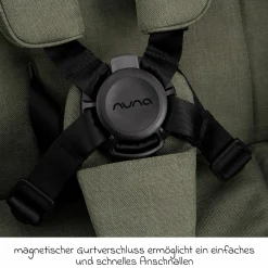 Buggy & Sportwagen TRVL Lx bis 22 kg mit magnetischem Gurtverschluss, automatischem Faltmechanismus inkl. Regenschutz & Transporttasche - Pine - Kollektion 2025