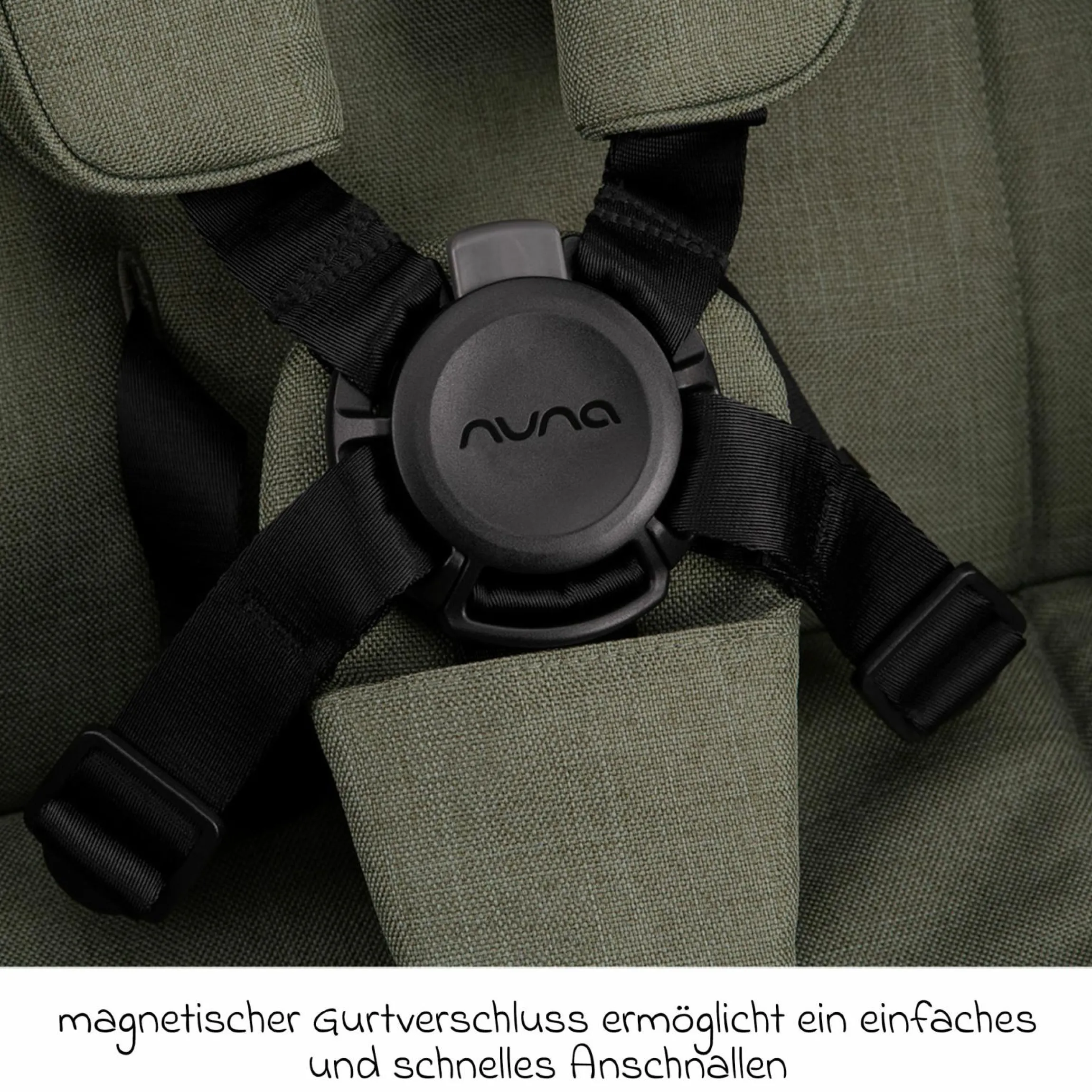Buggy & Sportwagen TRVL Lx bis 22 kg mit magnetischem Gurtverschluss, automatischem Faltmechanismus inkl. Regenschutz & Transporttasche - Pine - Kollektion 2025