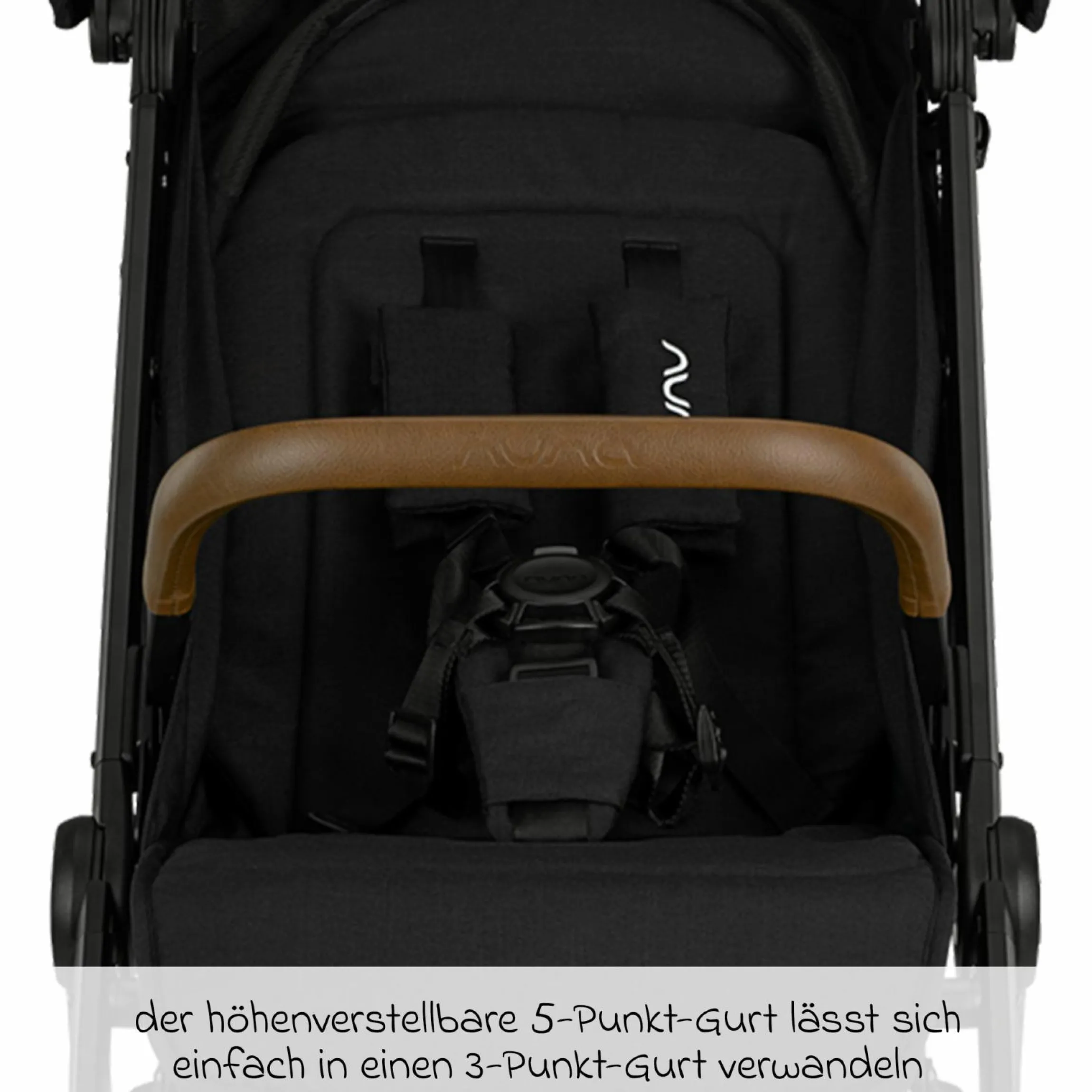 Buggy & Sportwagen TRVL Lx bis 22 kg mit magnetischem Gurtverschluss, automatischem Faltmechanismus inkl. Regenschutz & Transporttasche - Caviar - Kollektion 2025