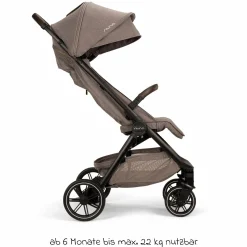 Buggy & Sportwagen TRVL Lx bis 22 kg mit magnetischem Gurtverschluss, automatischem Faltmechanismus inkl. Regenschutz & Transporttasche - Cedar