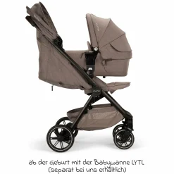 Buggy & Sportwagen TRVL Lx bis 22 kg mit magnetischem Gurtverschluss, automatischem Faltmechanismus inkl. Regenschutz & Transporttasche - Cedar