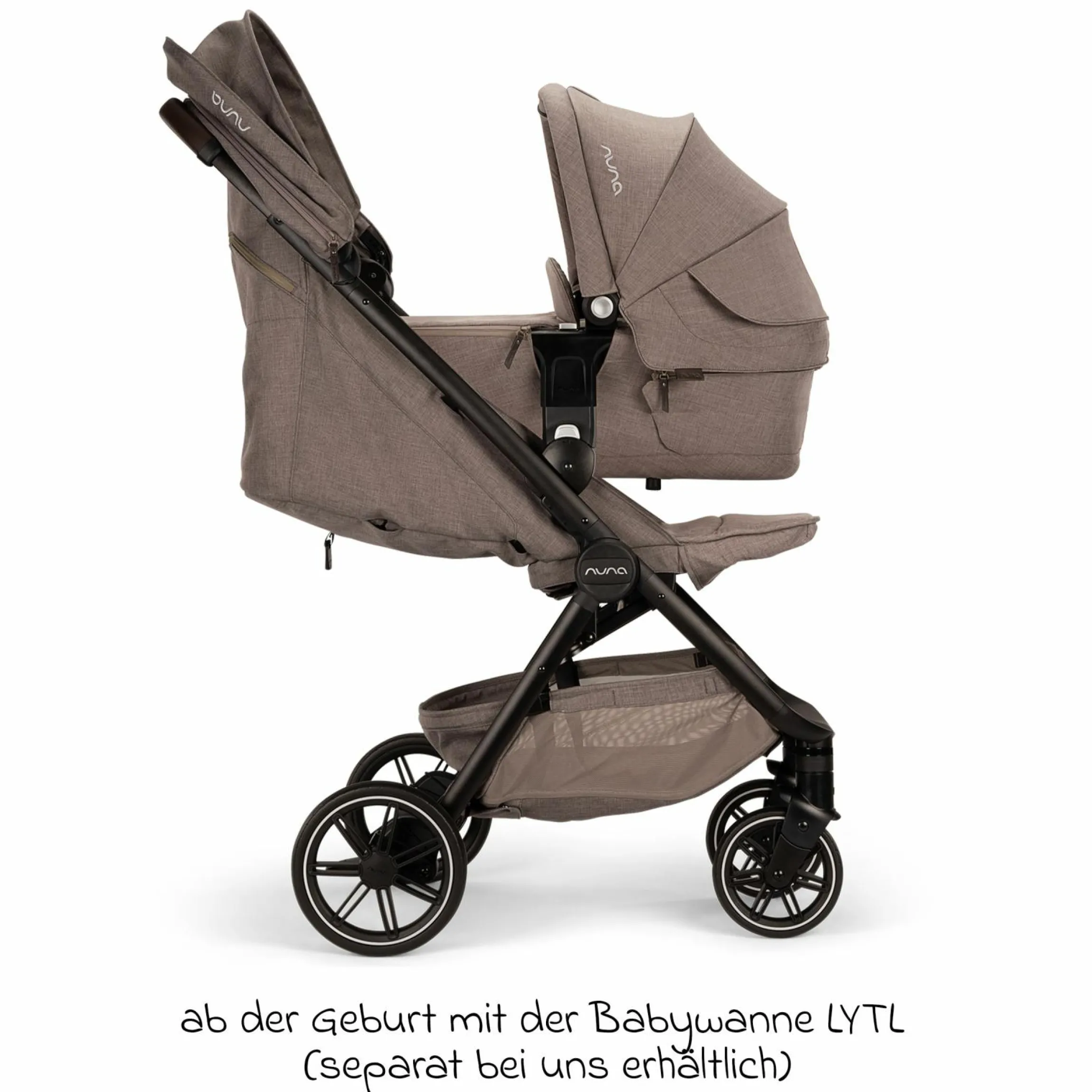 Buggy & Sportwagen TRVL Lx bis 22 kg mit magnetischem Gurtverschluss, automatischem Faltmechanismus inkl. Regenschutz & Transporttasche - Cedar