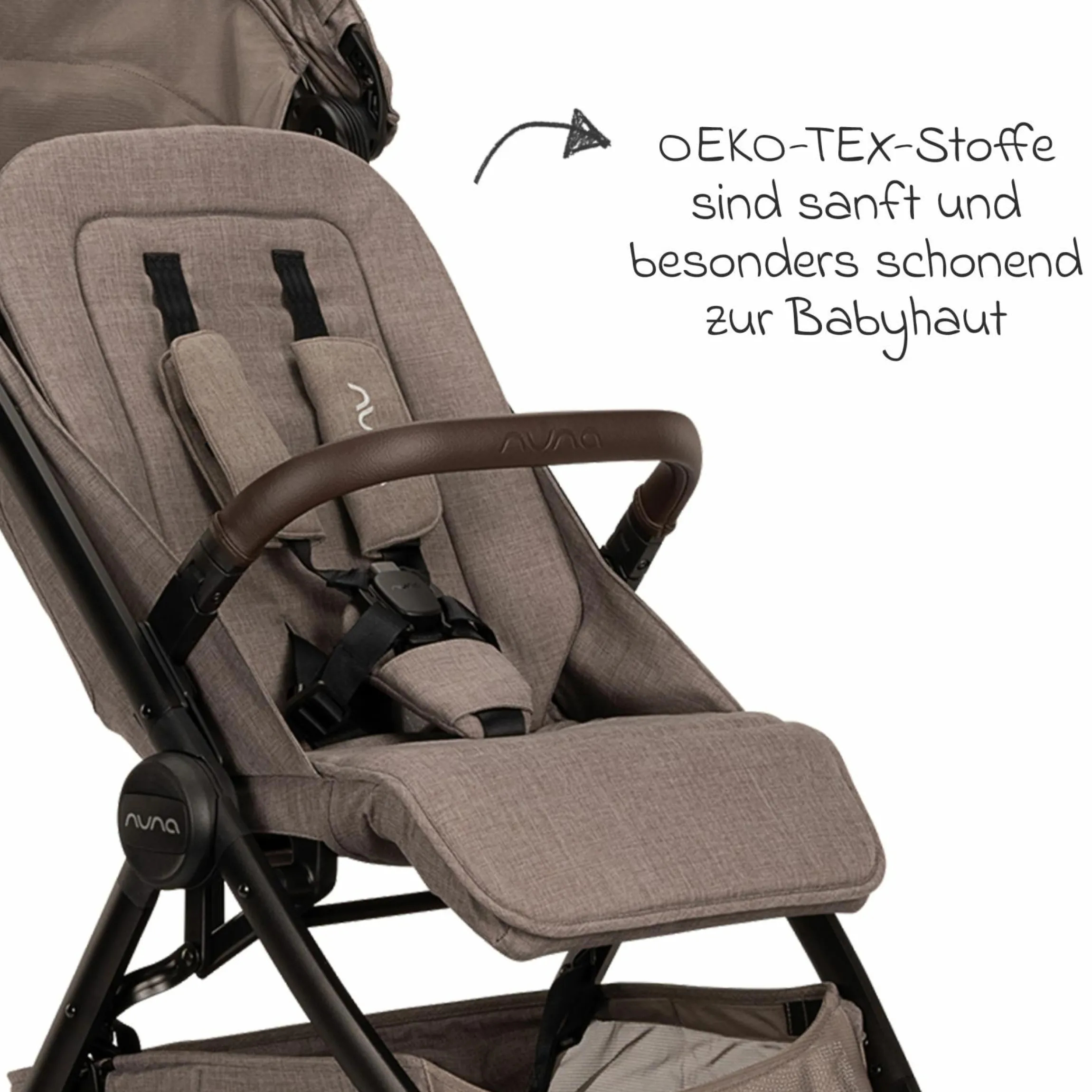 Buggy & Sportwagen TRVL Lx bis 22 kg mit magnetischem Gurtverschluss, automatischem Faltmechanismus inkl. Regenschutz & Transporttasche - Cedar