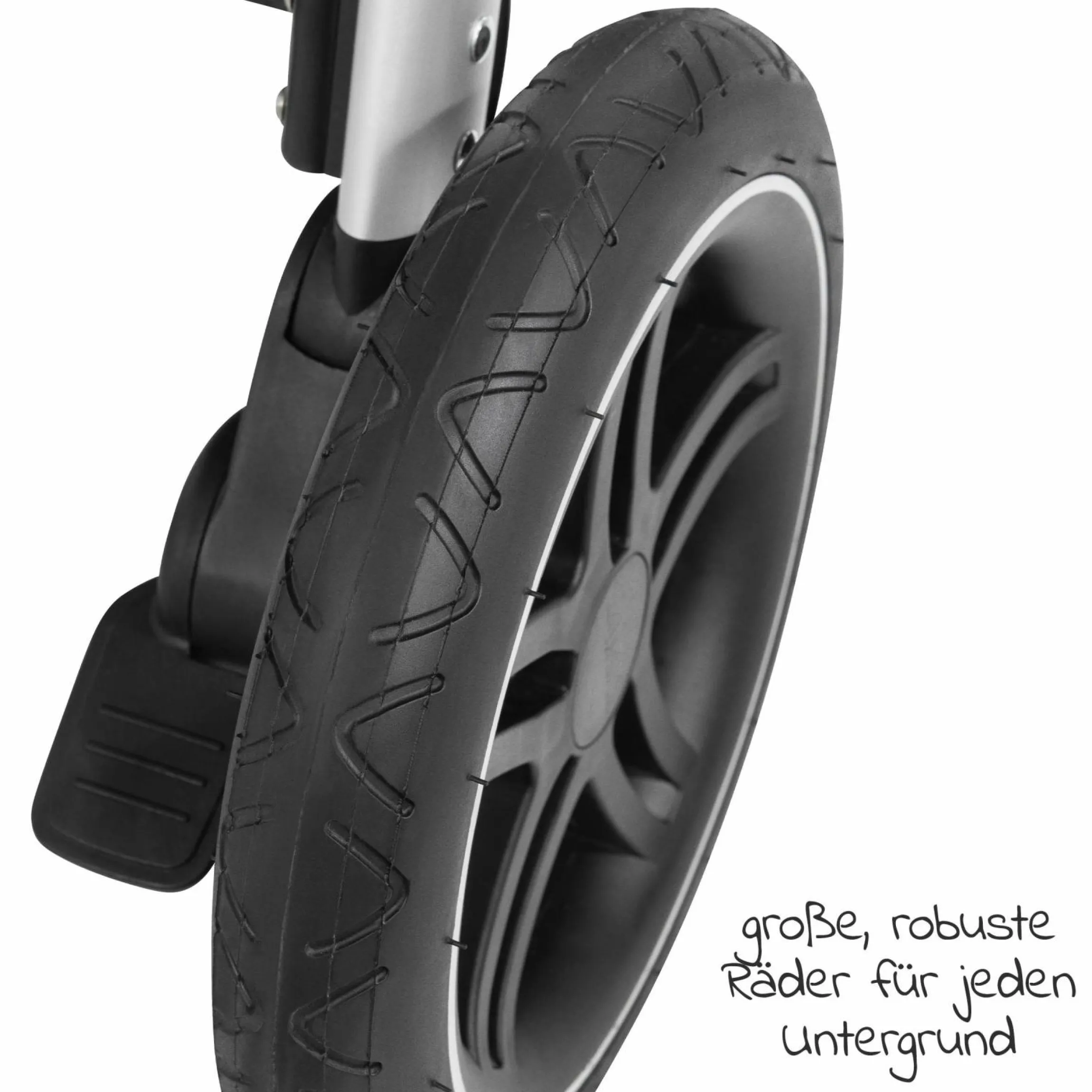 Buggy & Sportwagen UpTown (mit Liegefunktion, Schieber höhenverstellbar, Einhand-Faltung) - Melange Black