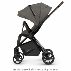 Buggy & Sportwagen Vero bis 22 kg mit Teleskopschieber, Liegeposition inkl. Regenschutz, Tragegurt & Beindecke - Sage - Kollektion 2025