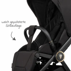 Buggy & Sportwagen Vero bis 22 kg mit Teleskopschieber, Liegeposition inkl. Regenschutz, Tragegurt & Beindecke - Night - Kollektion 2025