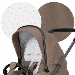 Buggy & Sportwagen Vip GTS bis 22 kg belastbar mit Teleskopschieber inkl. Regenschutz - Happy Feet - Kollektion 2024