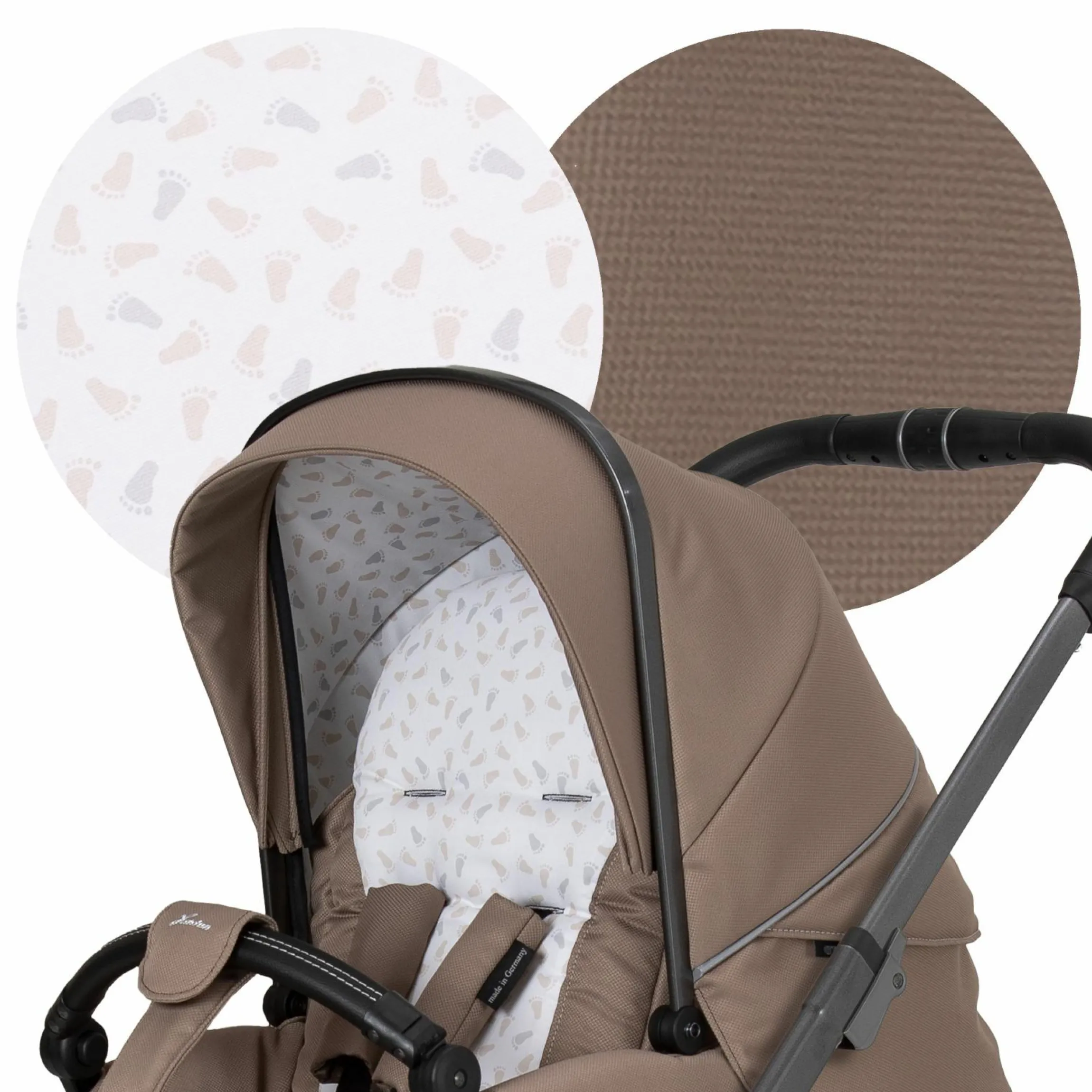 Buggy & Sportwagen Vip GTS bis 22 kg belastbar mit Teleskopschieber inkl. Regenschutz - Happy Feet - Kollektion 2024