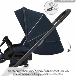 Buggy & Sportwagen Vip GTS bis 22 kg belastbar mit Teleskopschieber inkl. Regenschutz - Happy Feet - Kollektion 2024
