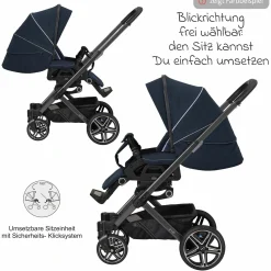 Buggy & Sportwagen Vip GTS bis 22 kg belastbar mit Teleskopschieber inkl. Regenschutz - Little Zoo - Kollektion 2024